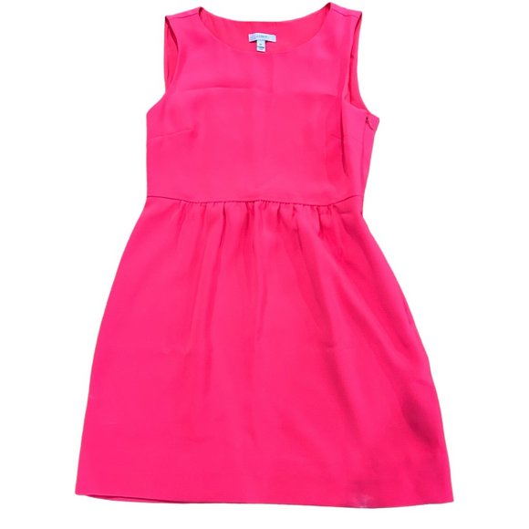 J Crew Coral Sleeveless Dress Size 6P - Picture 1 of 5